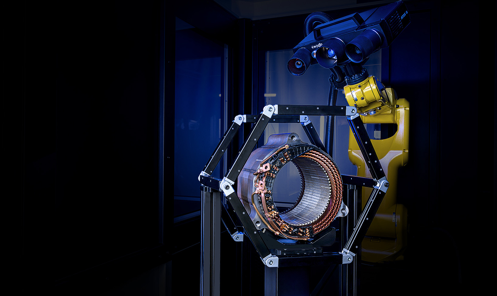 Measurement of Hairpins in an EV Motor Stator